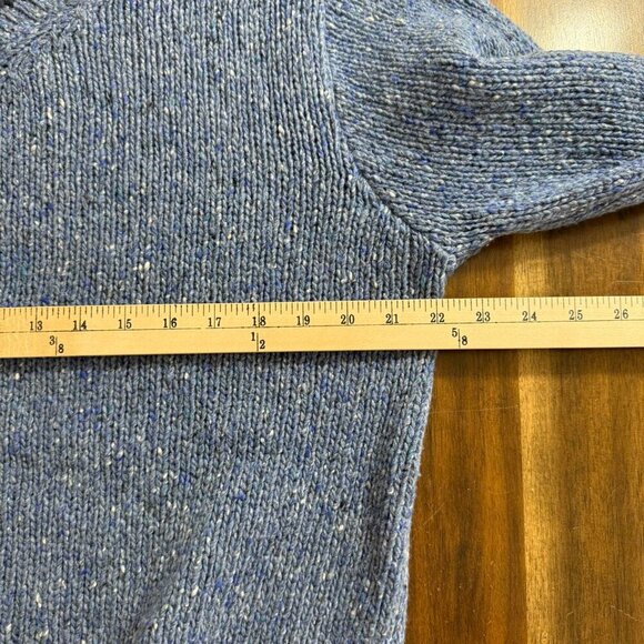 IrelandsEye Irish Wool Cashmere V-Neck Sweater Large - Picture 6 of 7